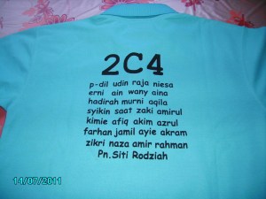 Cetak t shirt