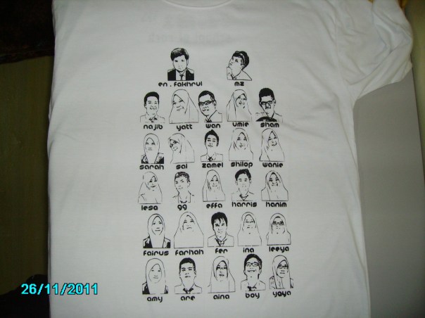 cetak tshirt kelas
