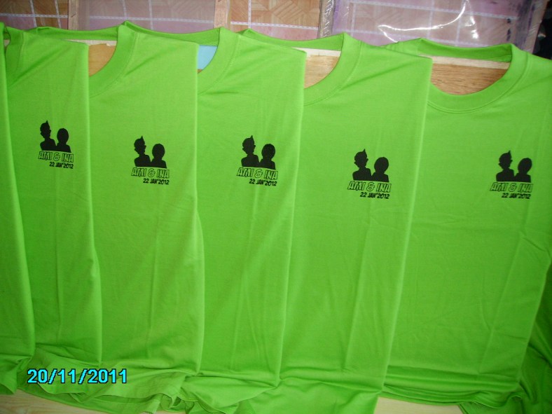 tshirt kahwin