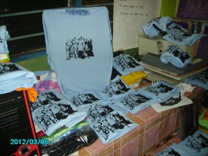 cetak t shirt rewang