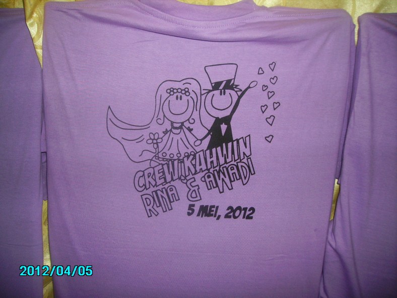 cetak baju kahwin