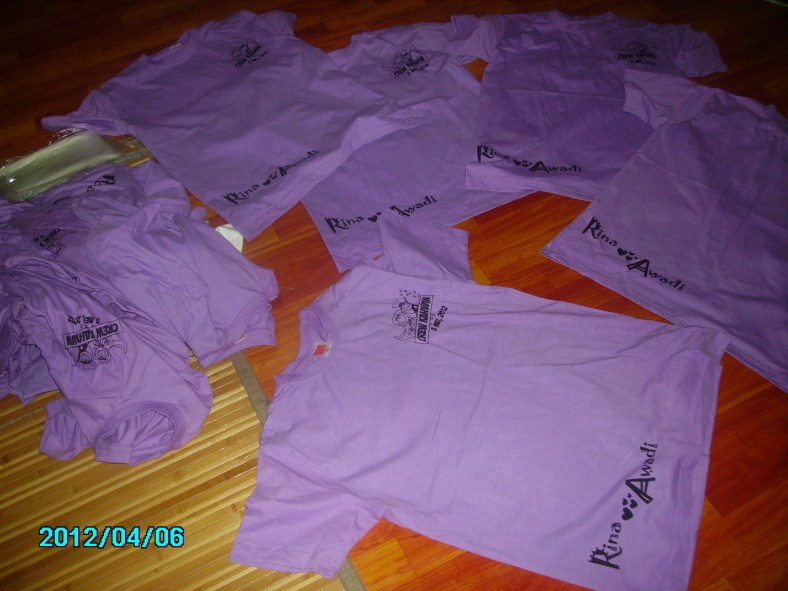 cetak tshirt kahwin