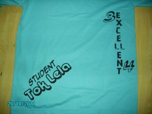 t shirt kelas