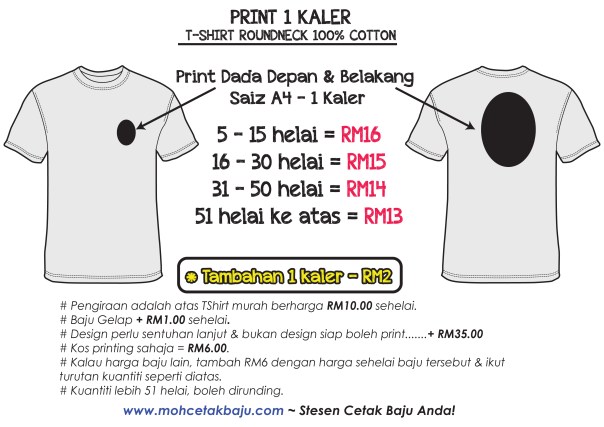  Cetak Tshirt