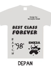 Design Baju Fatin Depan