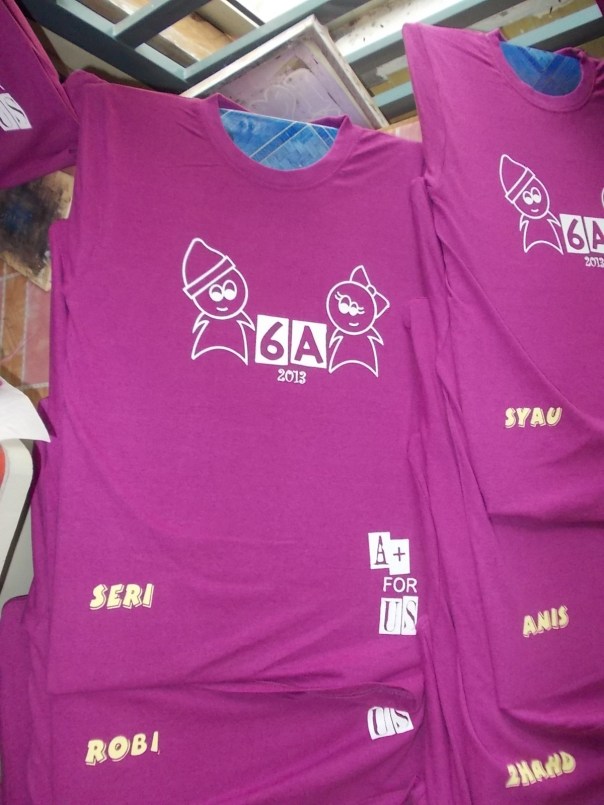 cetak tshirt kelas