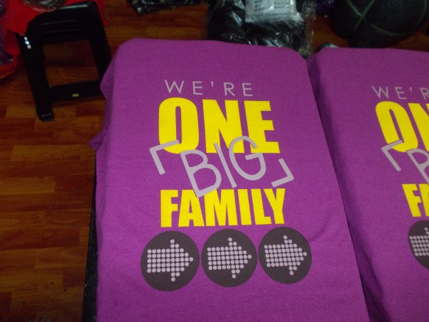 cetak baju family day