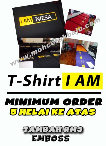 Iklan TShirt I AM 3