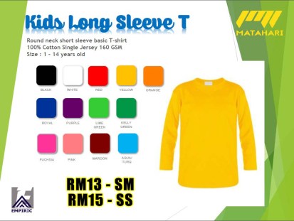 Cotton long sleeve kids Matahari copy