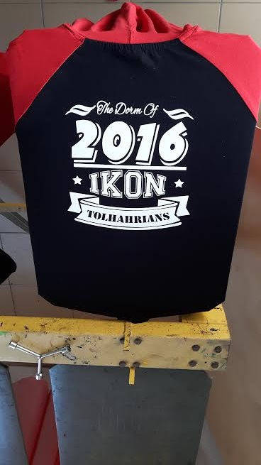 Cetak baju Raglan hoodie 2