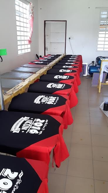 Cetak baju Raglan hoodie