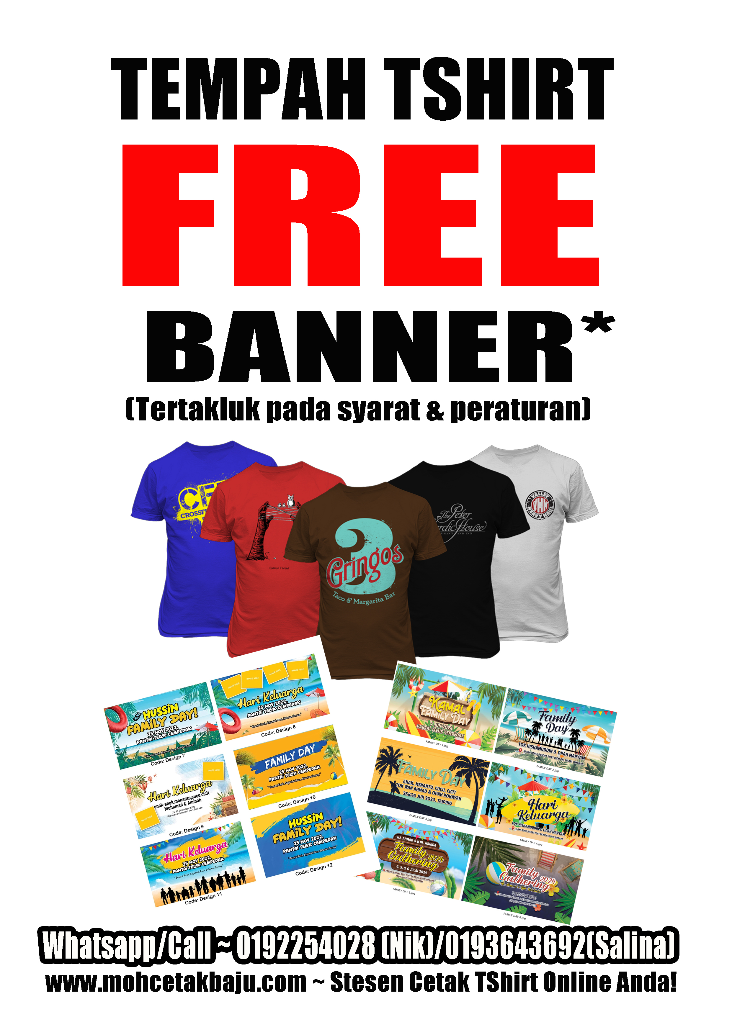 Ebook 5 Cara Mudah Buat Bisnes TShirt TANPA Perlu Mencetak.